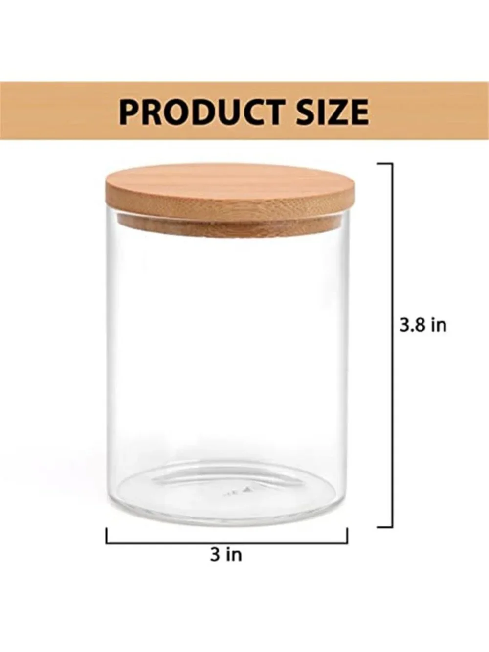 2 Pack Glass Qtip Holder Dispenser for Cotton Ball,Swab,Pads,Floss